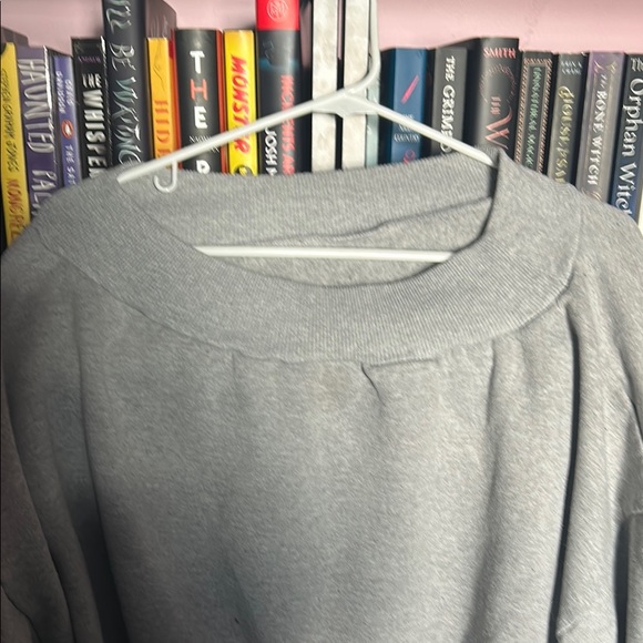 Boohoo Tops - Gray Oversized Sweatshirt by BooHoo